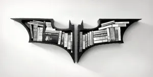 the dark knight bookshelf